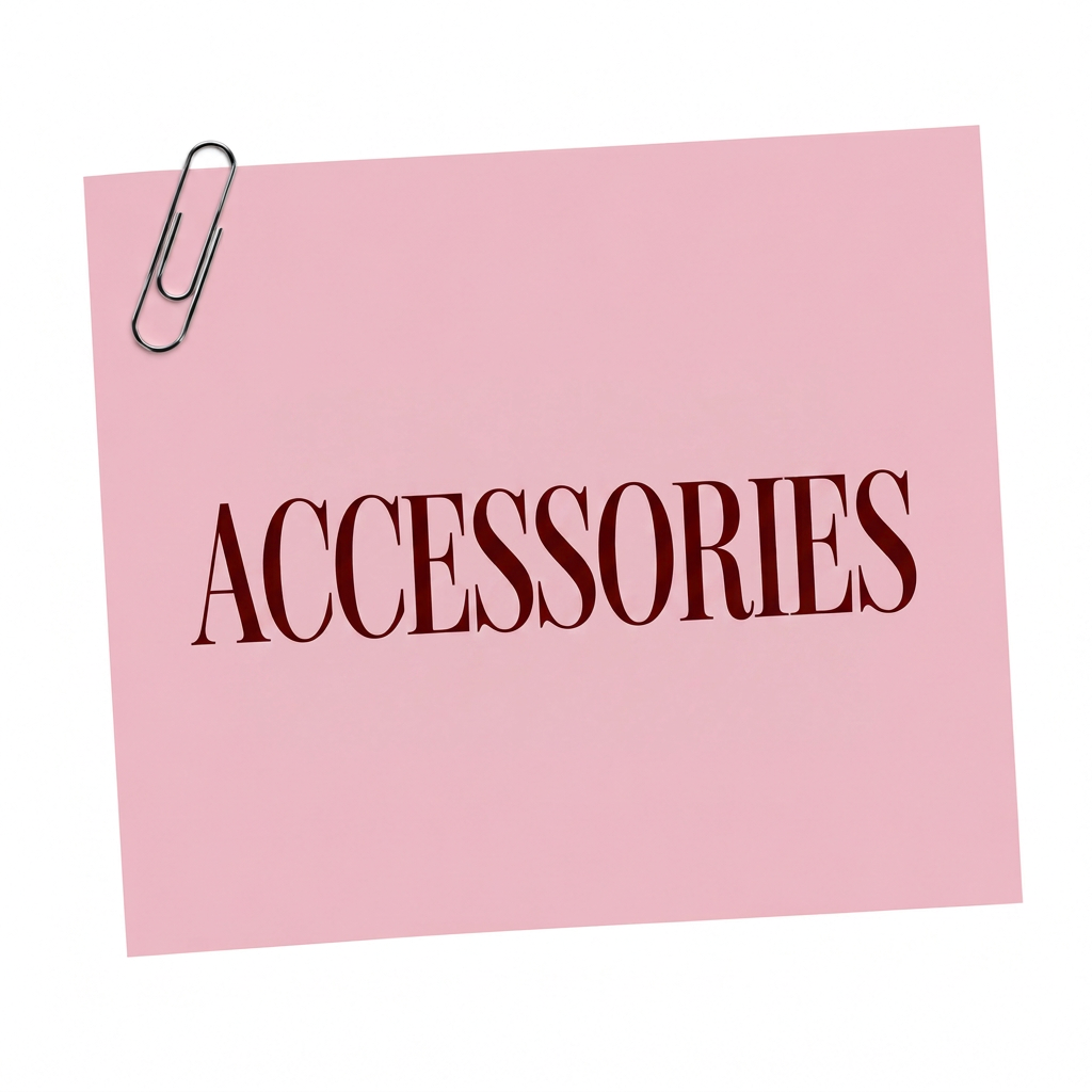 Accessories sticky note